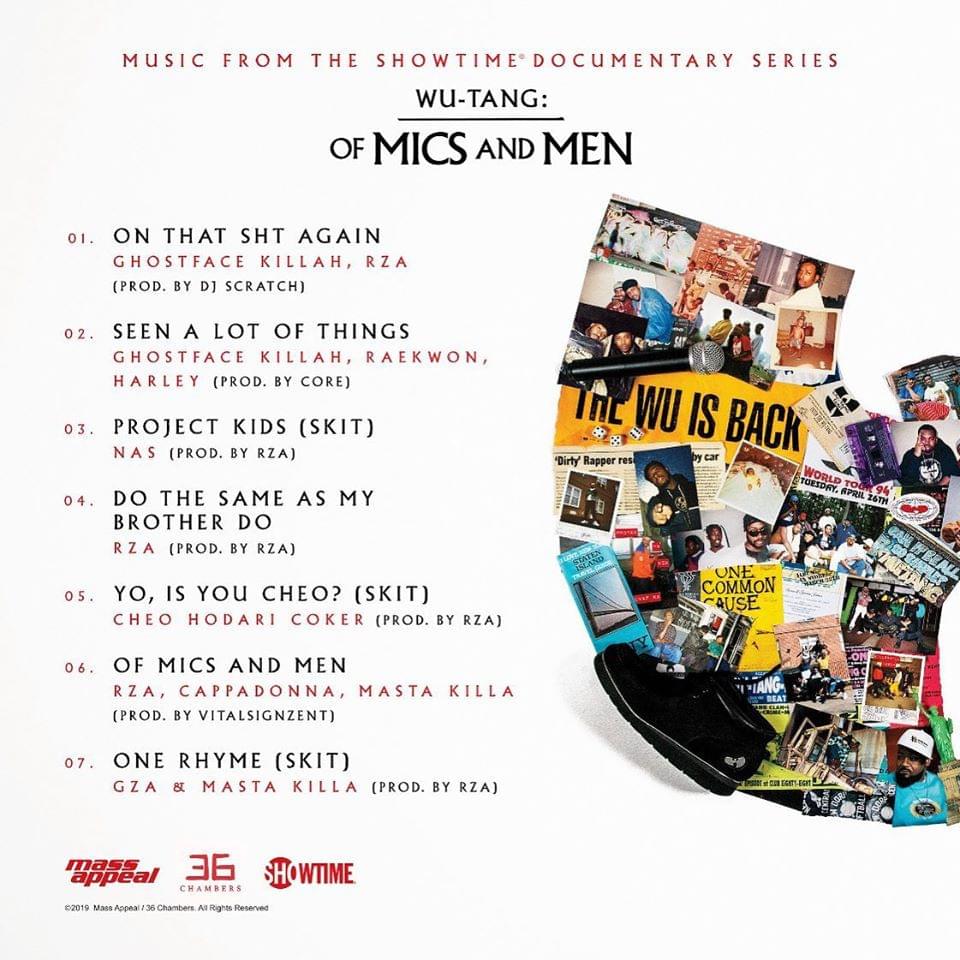 ALBUM: Wu-Tang Clan - Of Mics and Men (Music From the Showtime Documentary Series)